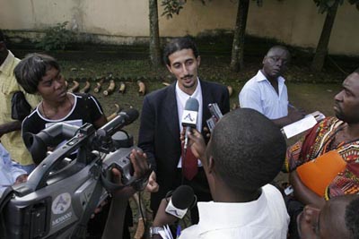 Ofir Drori addresses media after ivory bust